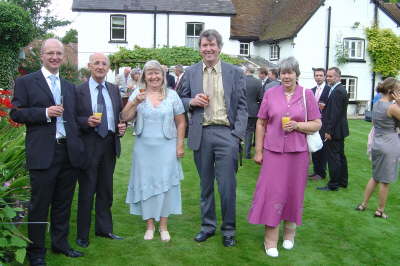 Ian, Uncle Ernie, Annette and Graham, Auntie Helen